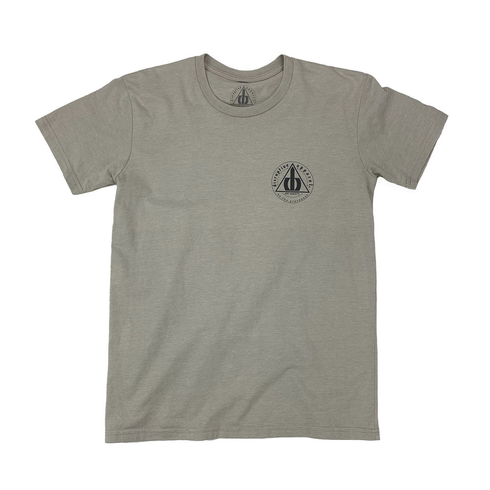 Precedent Tee - Light Smoke