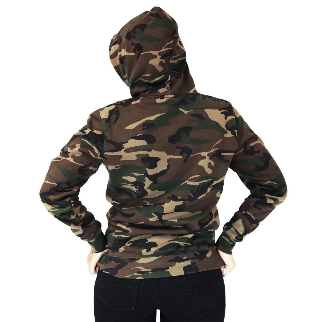 Mens Unisex Hoodie Pullover Camo Disruptive Apparel