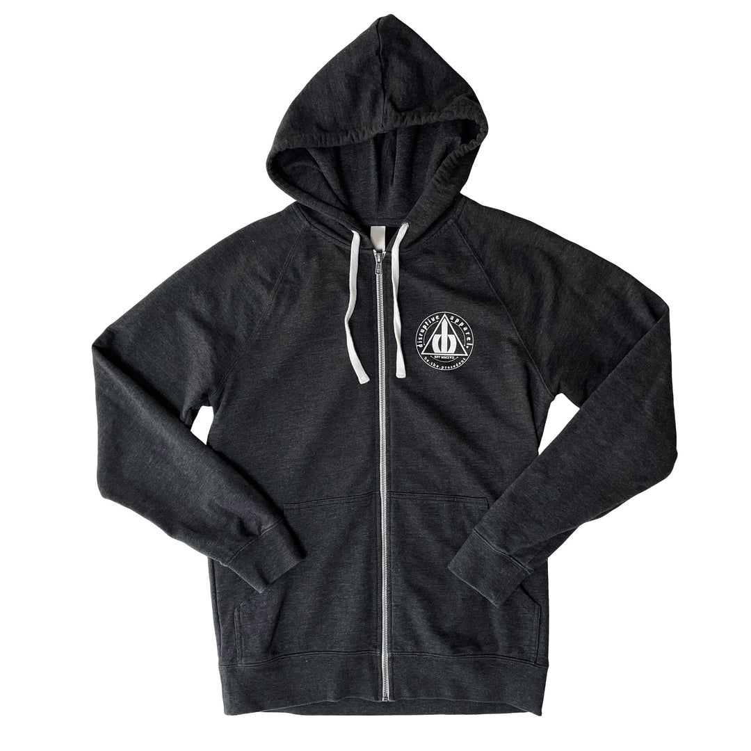 Precedent Zip Hoodie - Charcoal