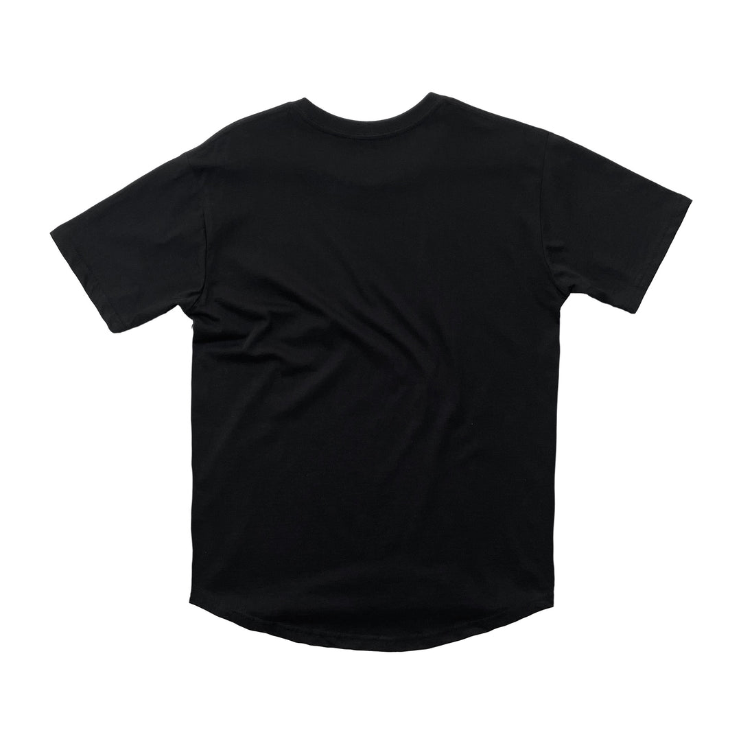 Statement Scoop Tee - Black